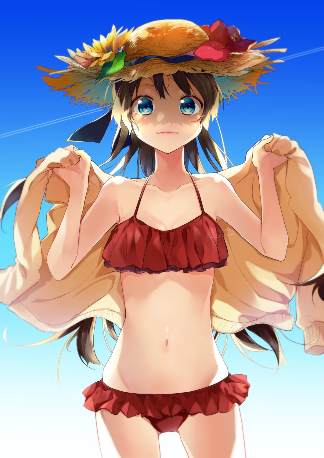 bikini, cleavage, kaname_monika, swimsuits