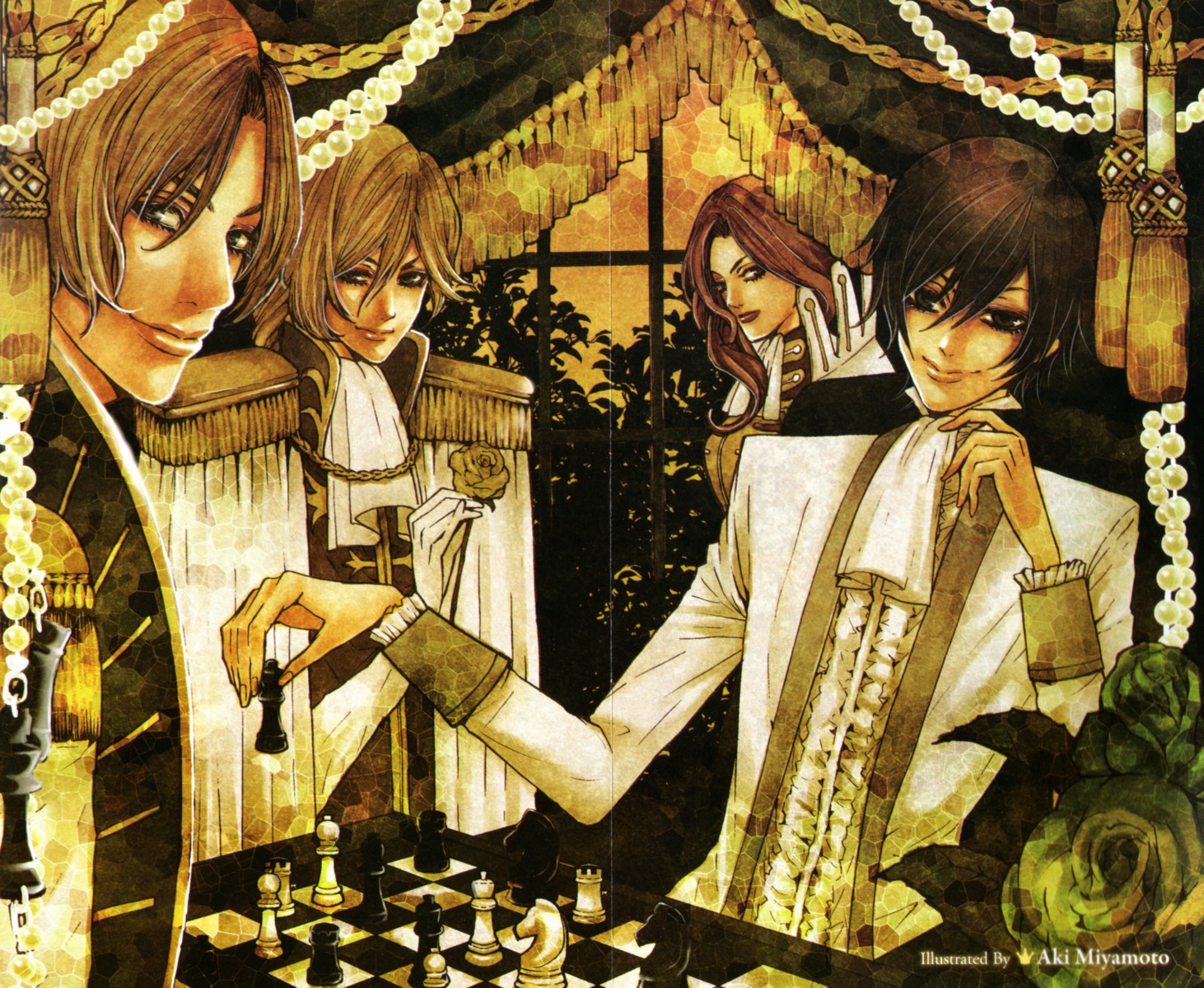 clovis_la_britannia, code_geass, cornelia_li_britannia, lelouch_lamperouge, schneizel_el_britannia, screening