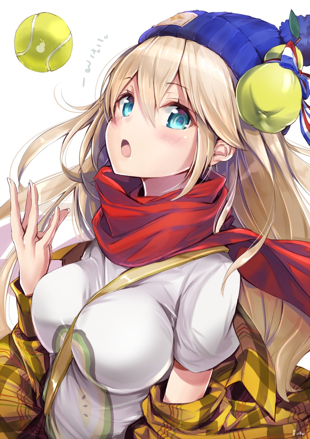 fuku_kitsune, shironeko_project, tennis