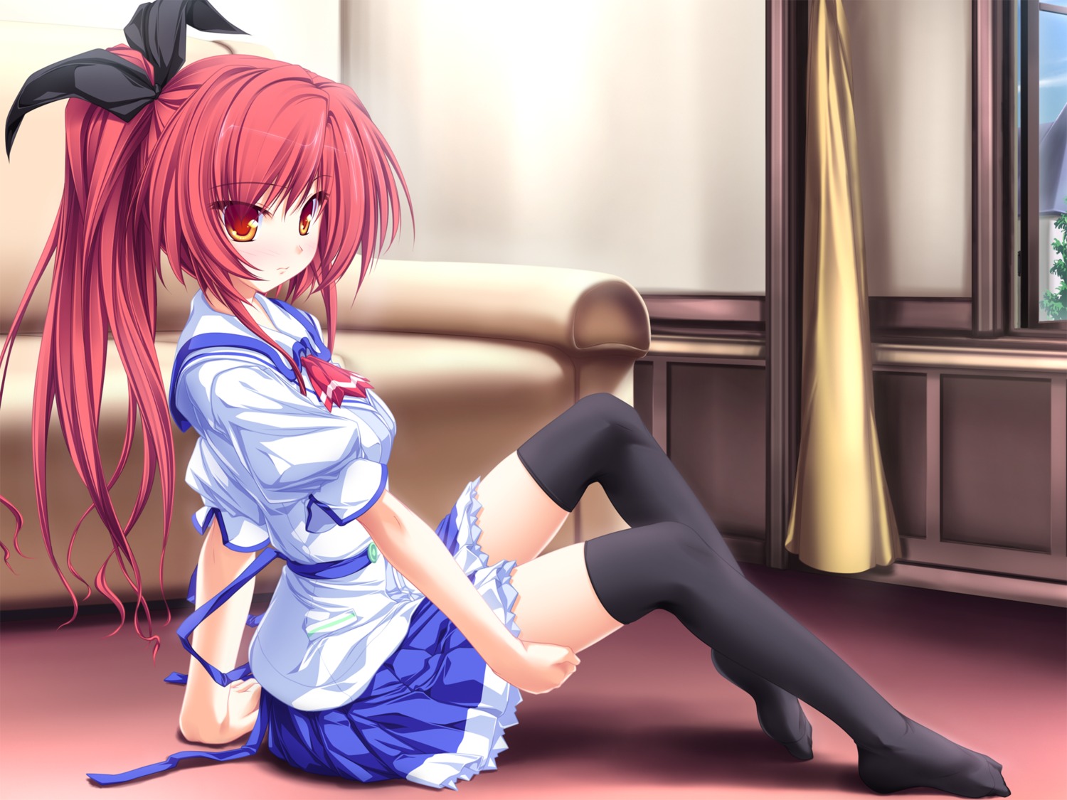 magus_tale, seera_finis_victoria, seifuku, tenmaso, thighhighs, wallpaper, whirlpool