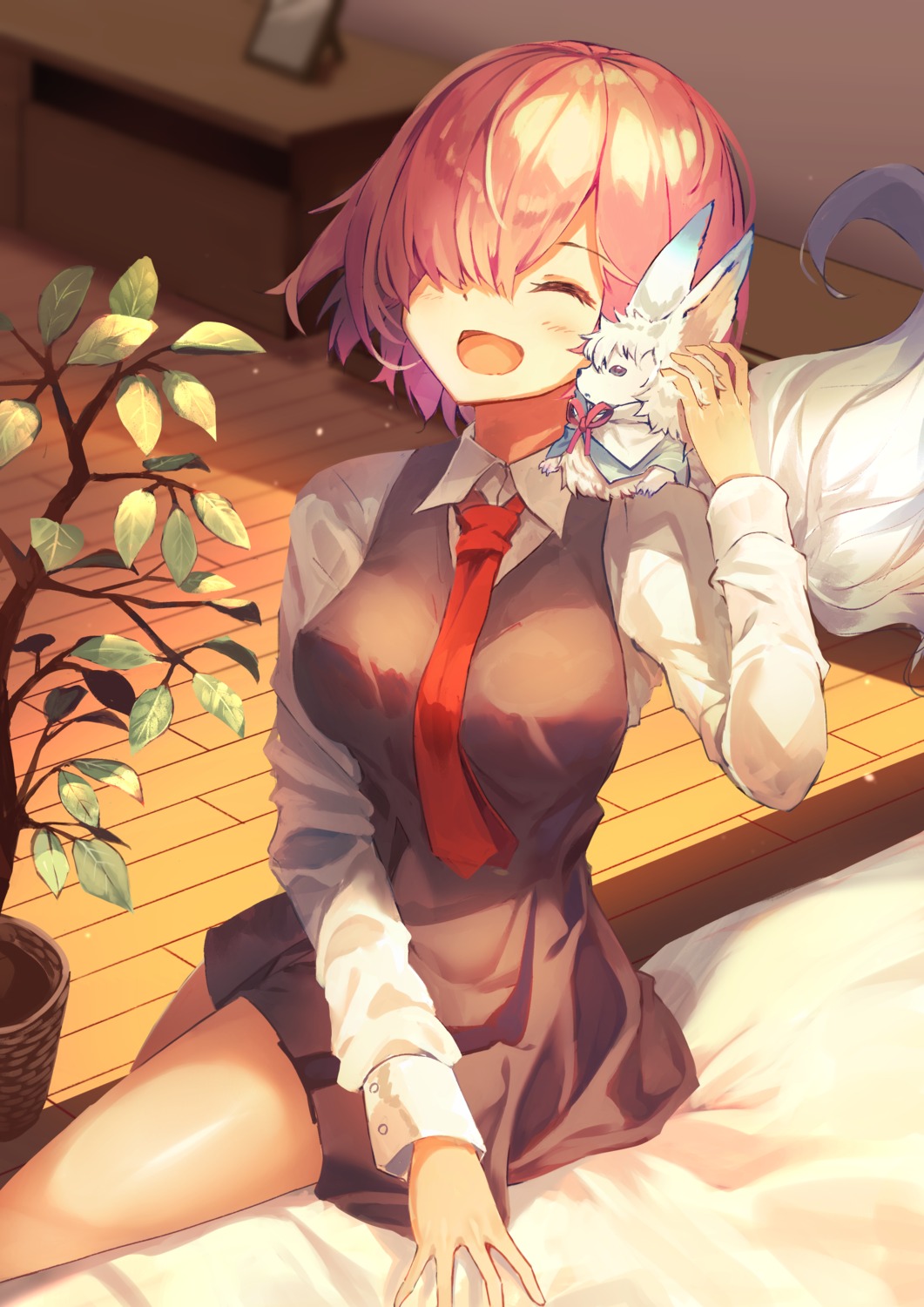 cath_palug_(fate), fate/grand_order, hopepe, mash_kyrielight
