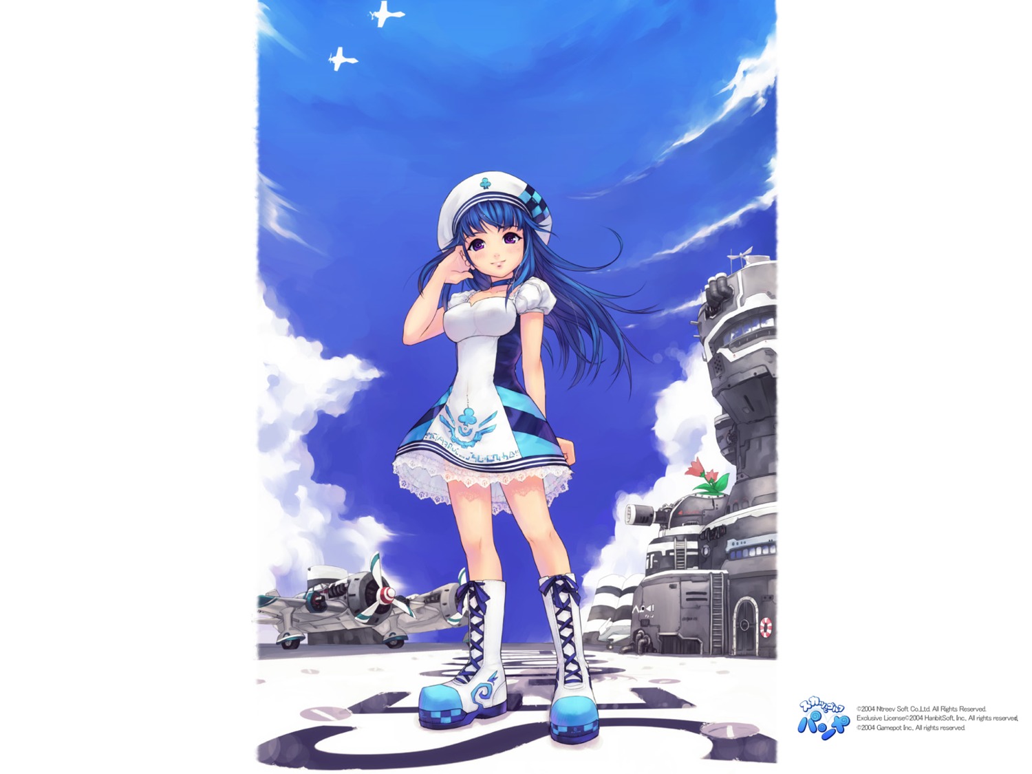 arin, dress, pangya, seed, wallpaper