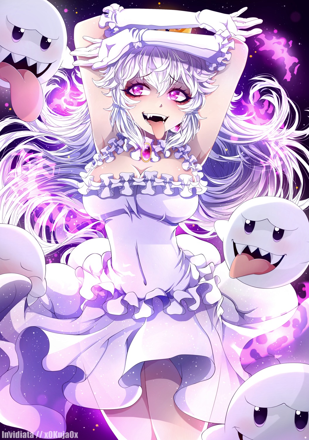 cleavage, dress, invidiata, new_super_mario_bros._u_deluxe, princess_king_boo