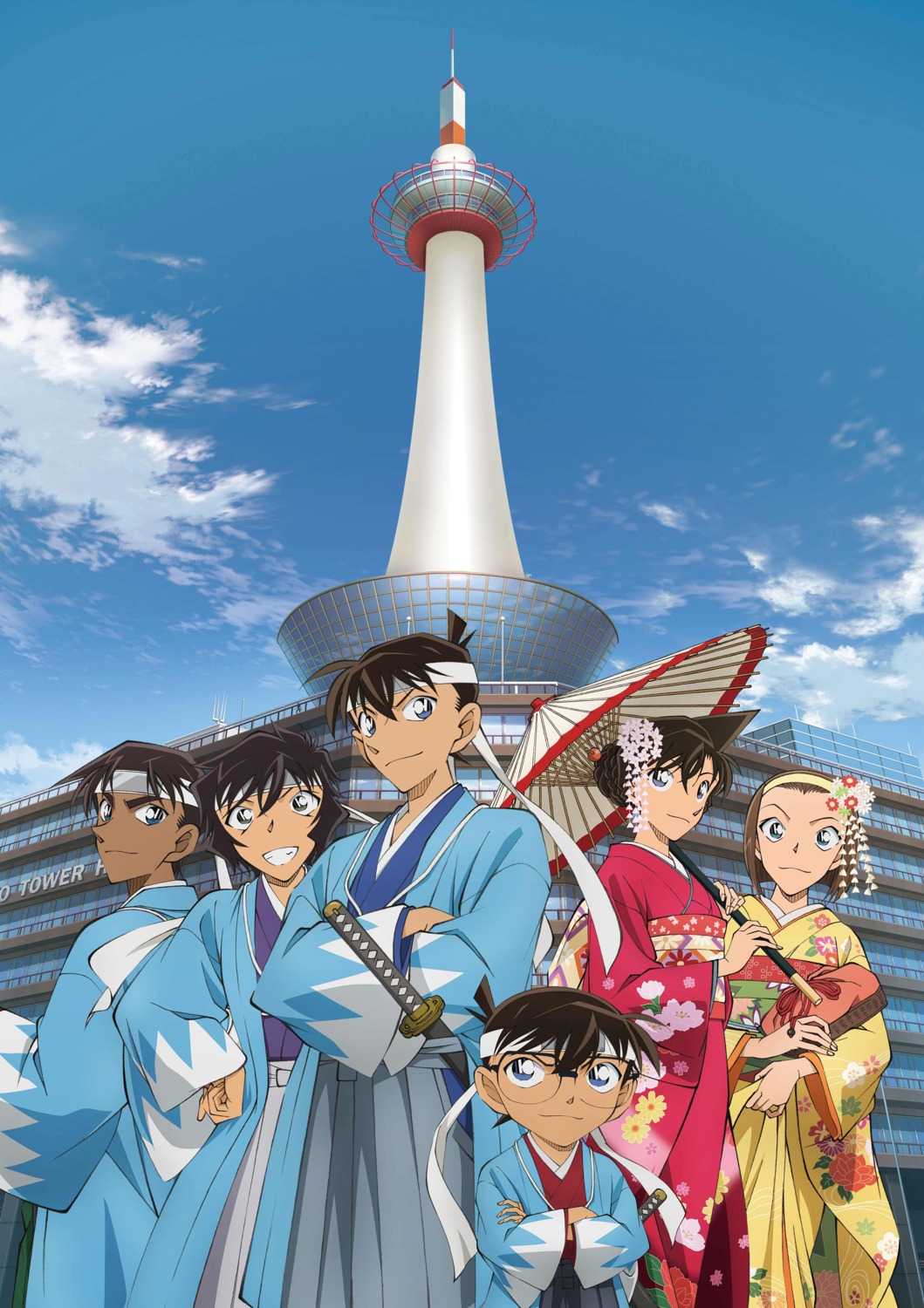 edogawa_conan, hattori_heiji, japanese_clothes, kimono, kudou_shinichi, megane, meitantei_conan, mouri_ran