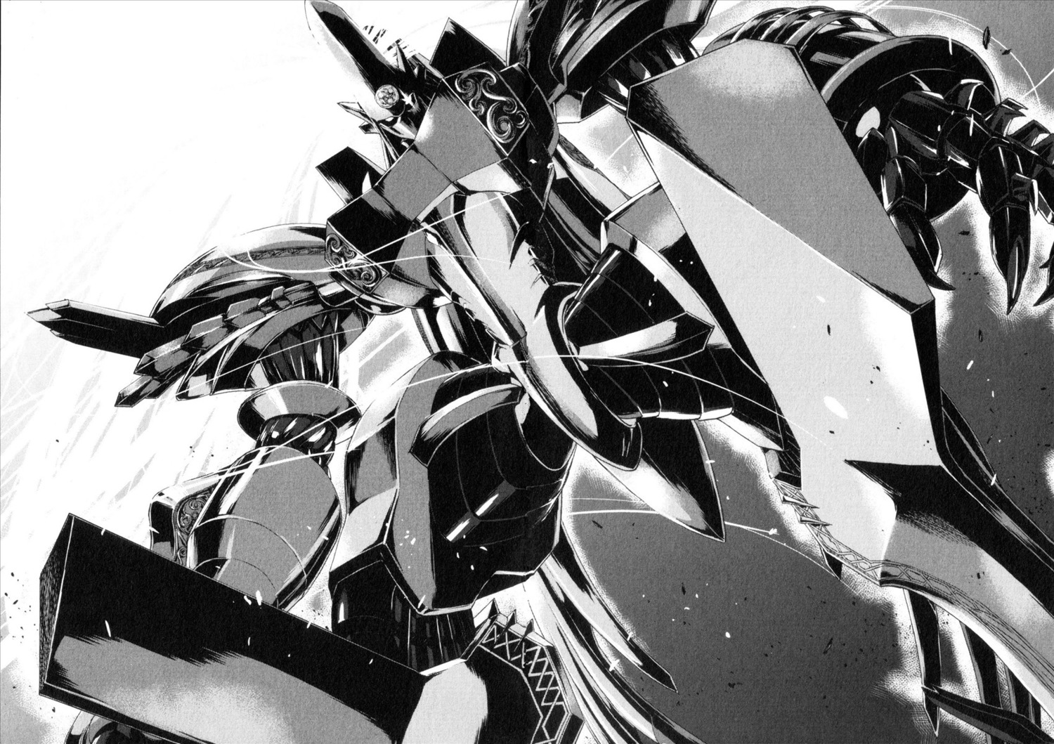mecha, monochrome, reideen, reideen_(mecha)