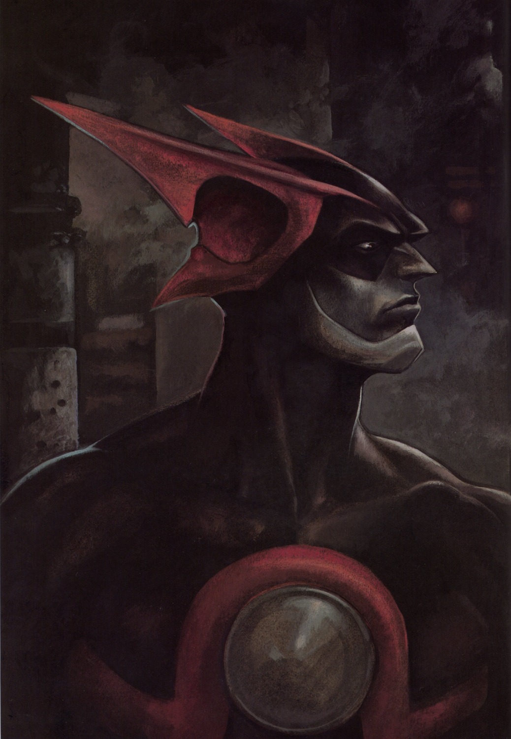 bodysuit, cropme, horns, katsura_masakazu, male, zet, zetman