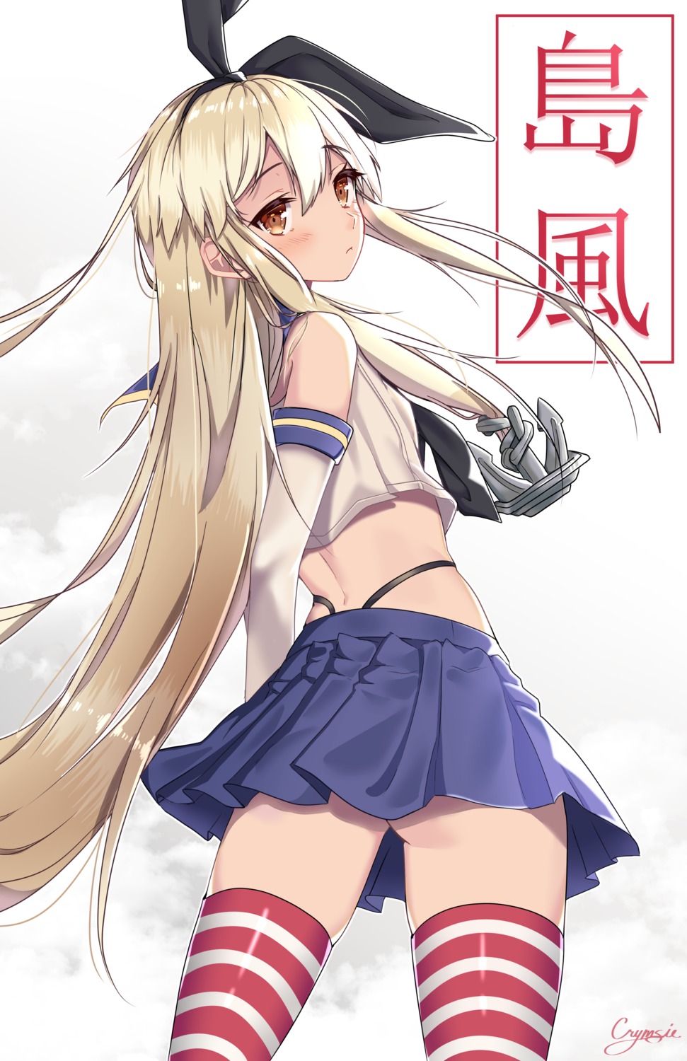 ass, crymsie, kantai_collection, pantsu, shimakaze_(kancolle), thighhighs, thong