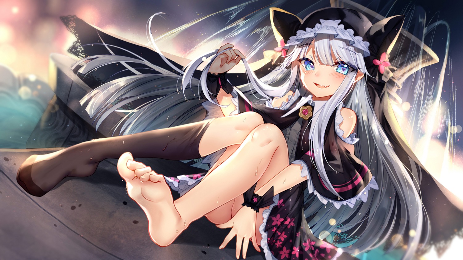 bison_cangshu, dress, feet, wallpaper, witch_weapon