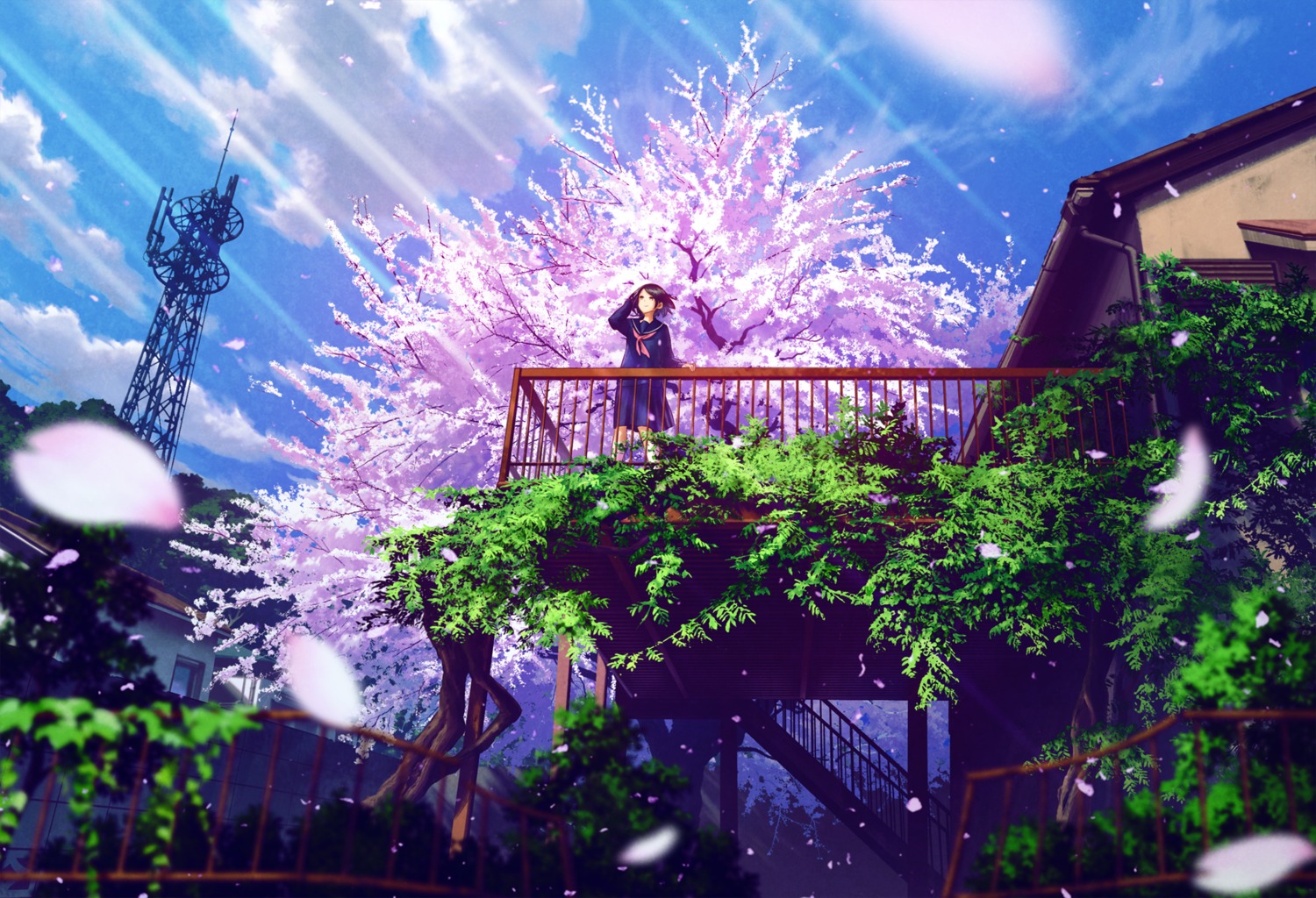 landscape, mocha_(technoheart), seifuku
