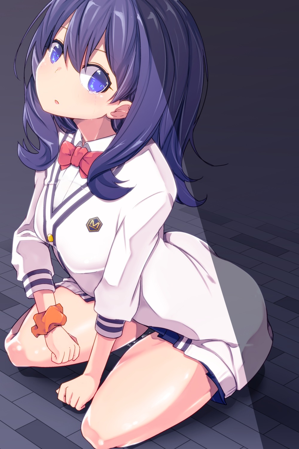 gridman_universe, pon_(shind_997), seifuku, ssss.gridman, sweater, takarada_rikka