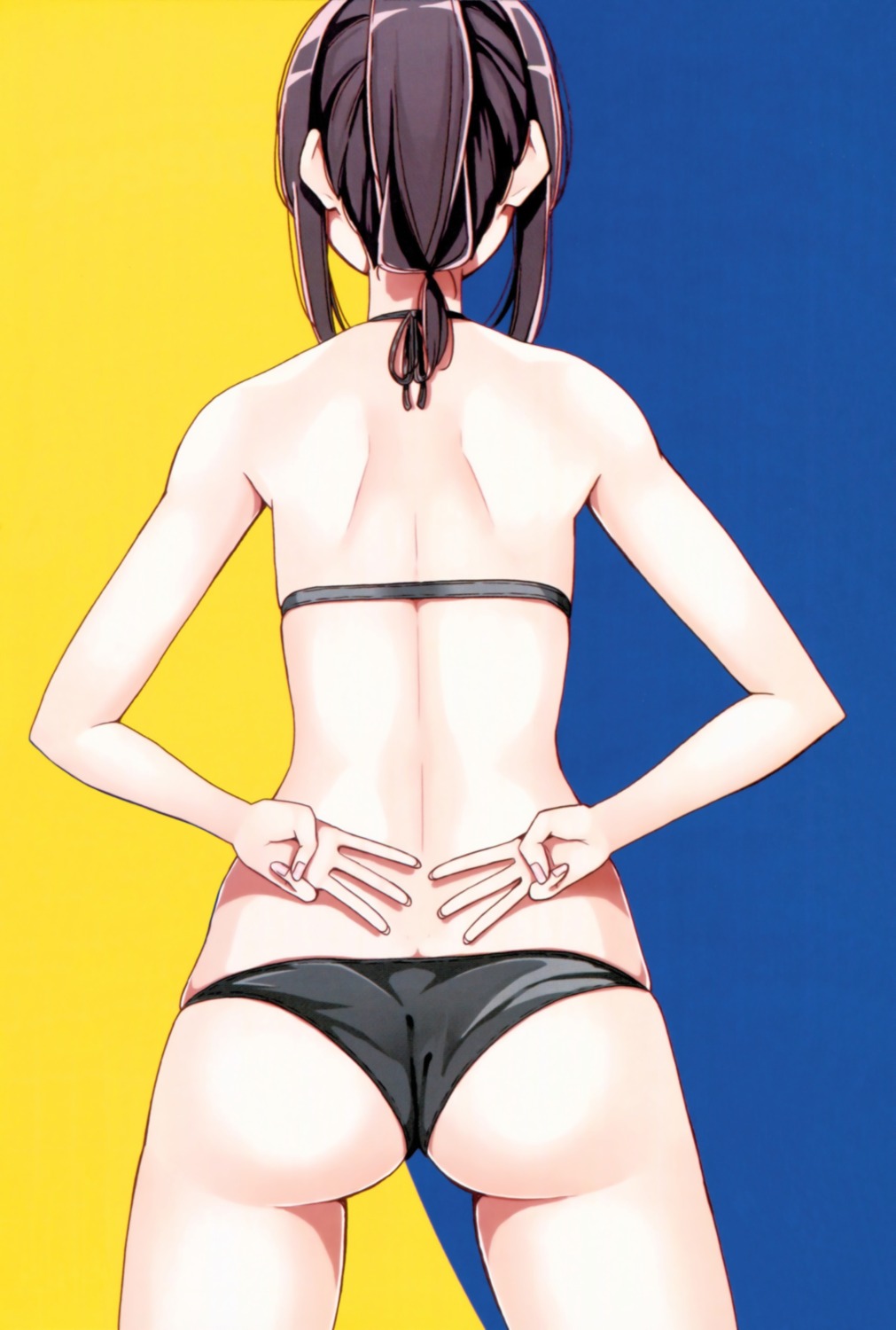 ass, bikini, harukana_receive, nyoi_jizai, swimsuits, tooi_narumi