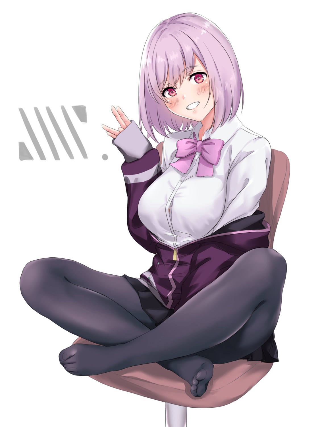 feet, gridman_universe, meri-san, pantyhose, seifuku, shinjou_akane, ssss.gridman