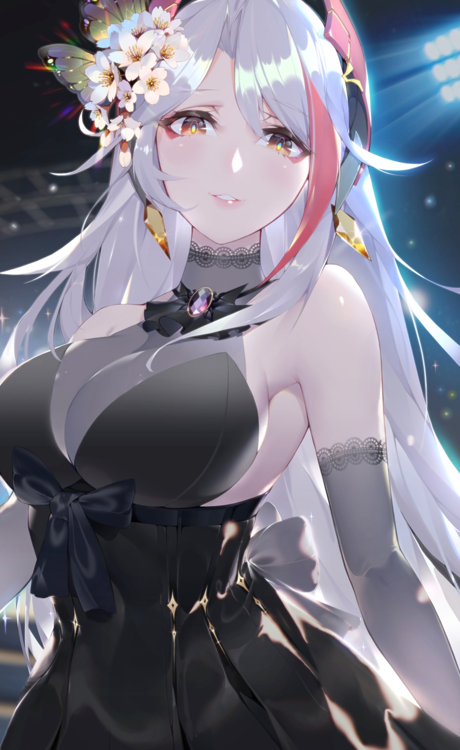 azur_lane, calder, dress, prinz_eugen_(azur_lane), see_through
