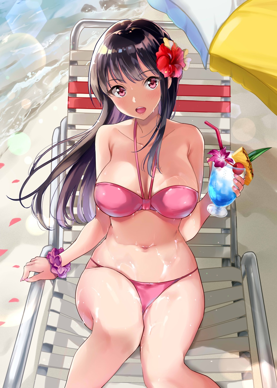 bikini, cleavage, maumen, swimsuits, wet