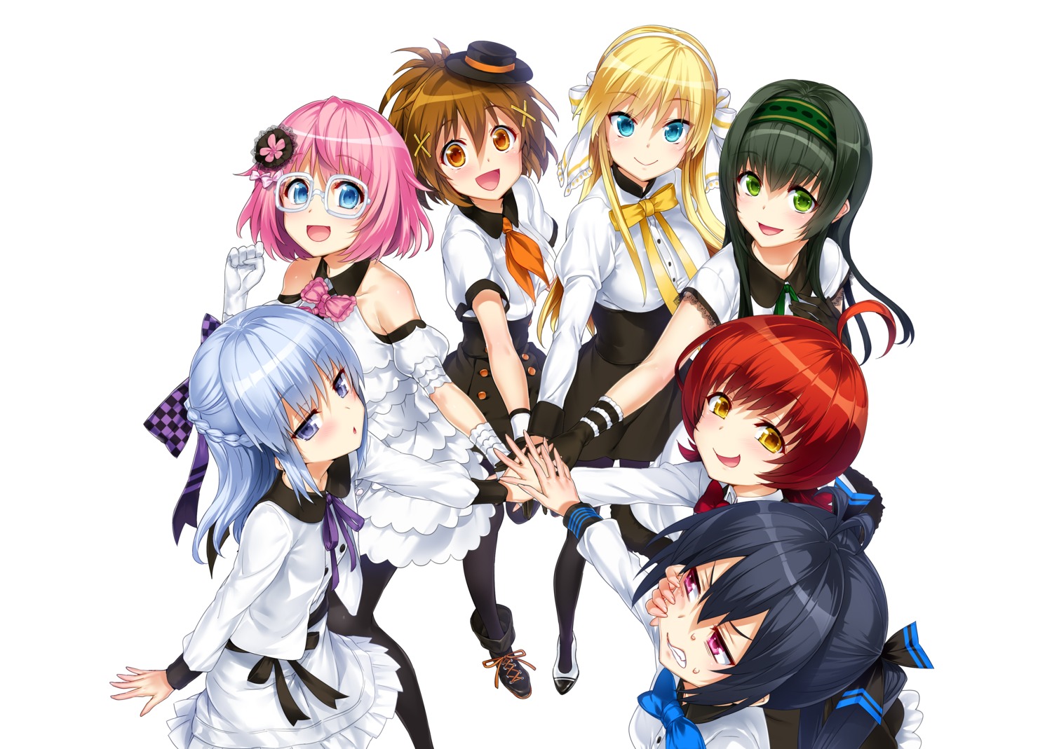 chunithm_star, hisasi, megane, seifuku