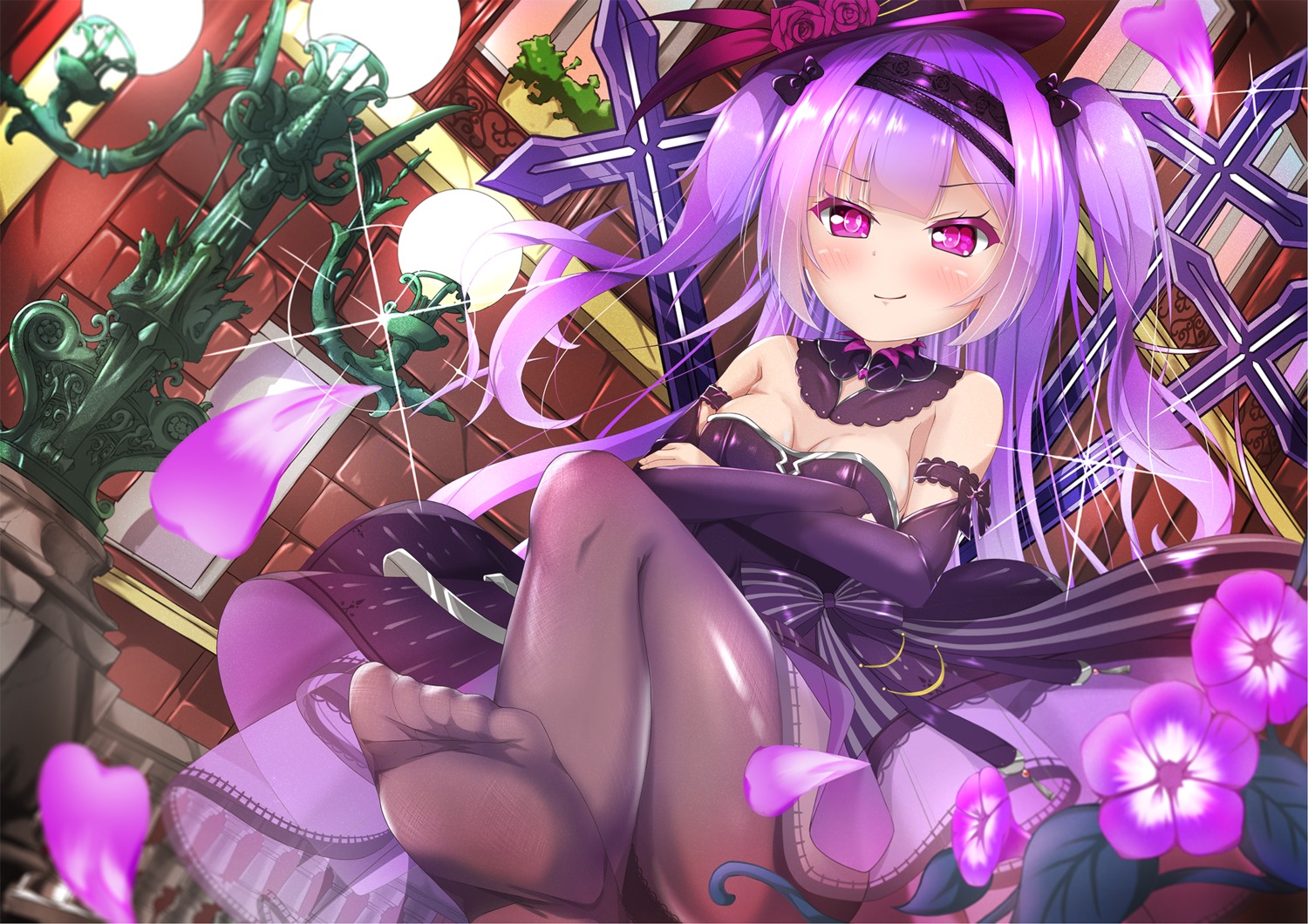 ajax_(azur_lane), azur_lane, cleavage, feet, kaorun, pantyhose