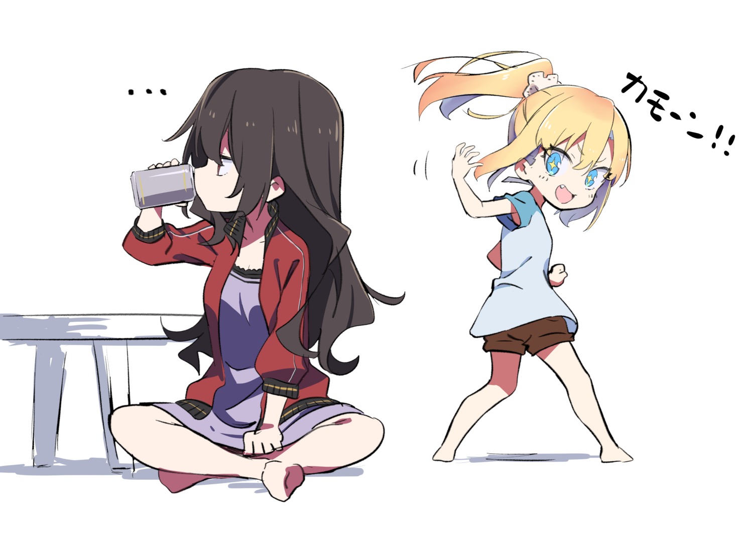 amaryllis_gumi, dress, kotohara_hinari, tama_(tama-s)