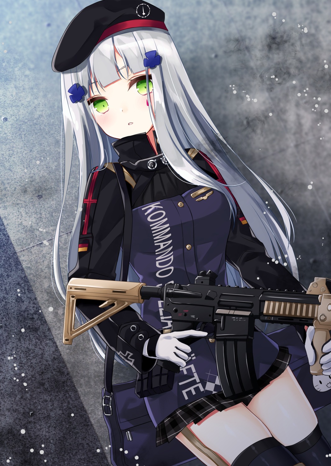 girls_frontline, gun, hk416_(girls_frontline), purin, thighhighs
