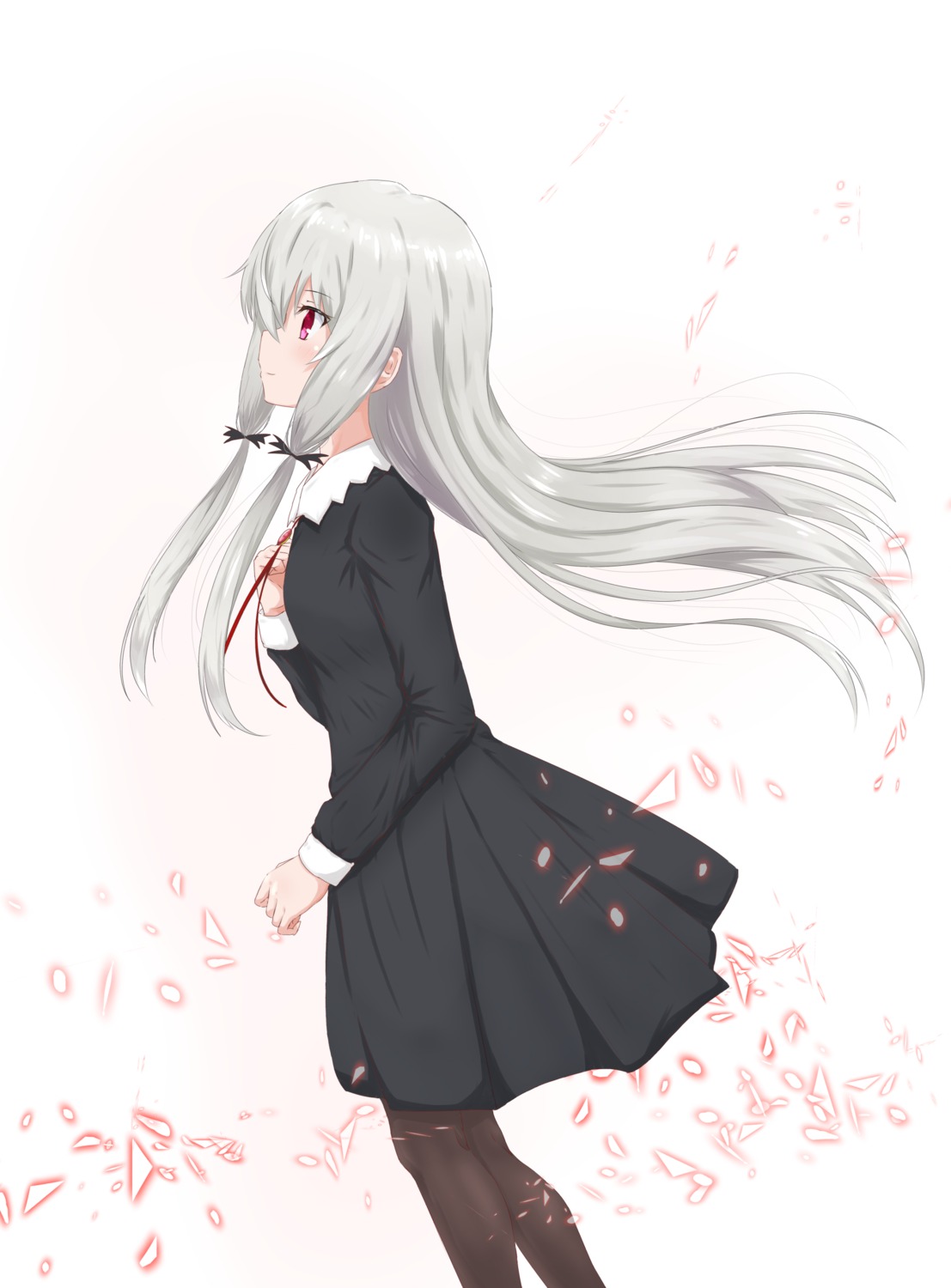 dress, pantyhose, shiun, sophie_twilight, tonari_no_kyuuketsuki-san