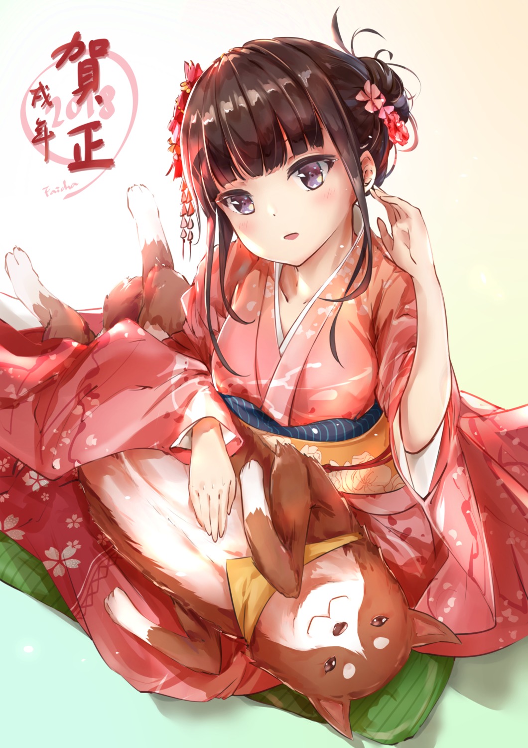 blend_s, faicha, kimono, sakuranomiya_maika