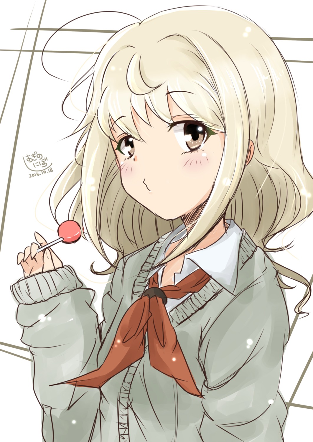 high_school_fleet, higi_ni_bo, seifuku, sugimoto_sango, sweater