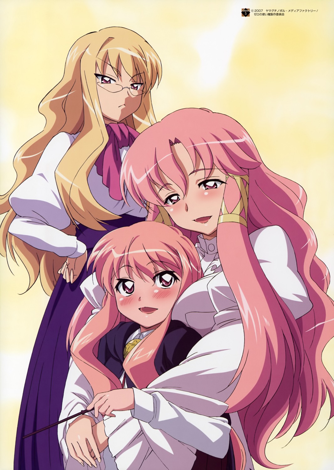cattleya_(zero_no_tsukaima), elenor, louise_francoise_le_blanc_de_la_valliere, zero_no_tsukaima