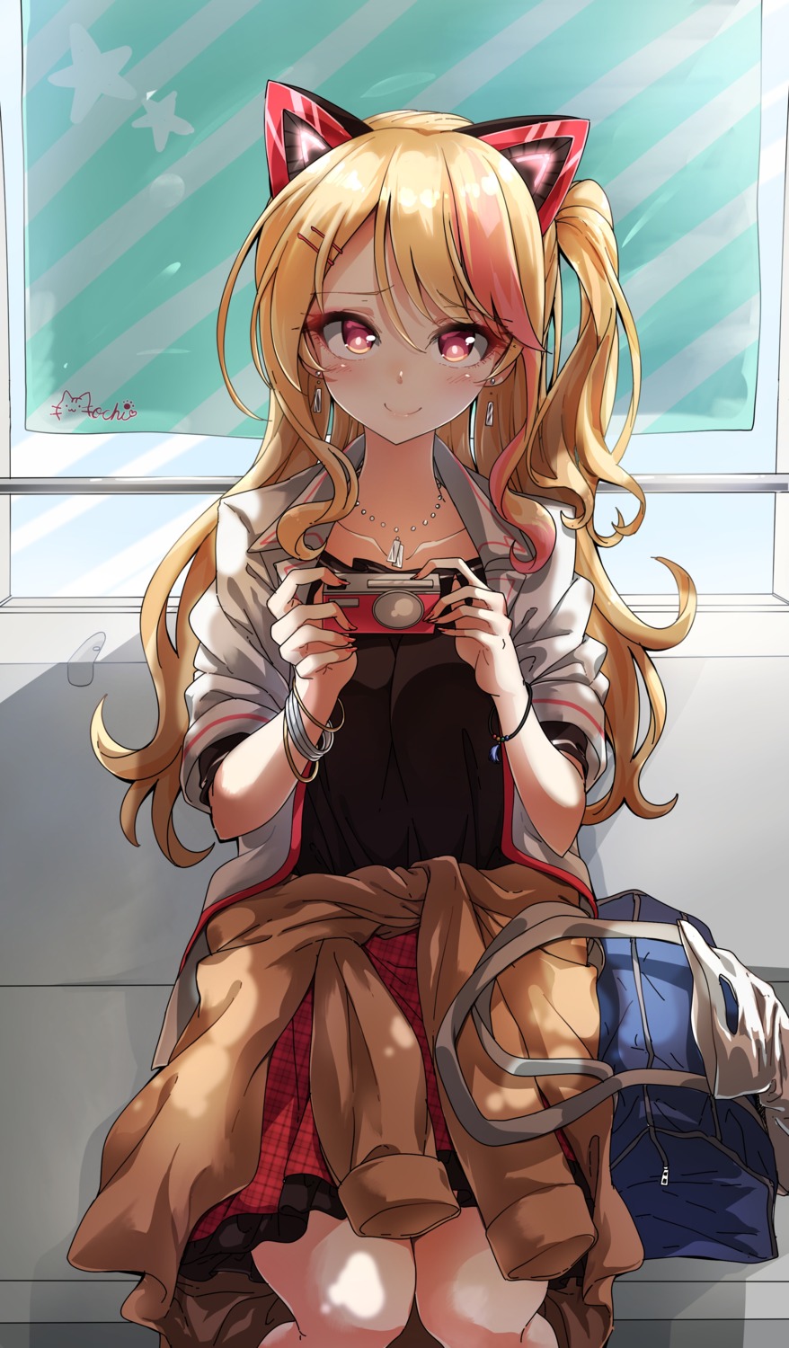 .live, animal_ears, darjeeling_(reley), idol-bu, nekomimi, nekonoki_mochi, sweater