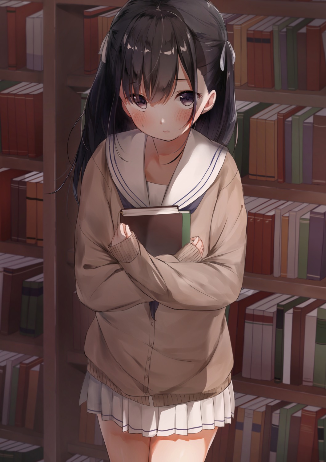 mochi_nabe, seifuku, sweater