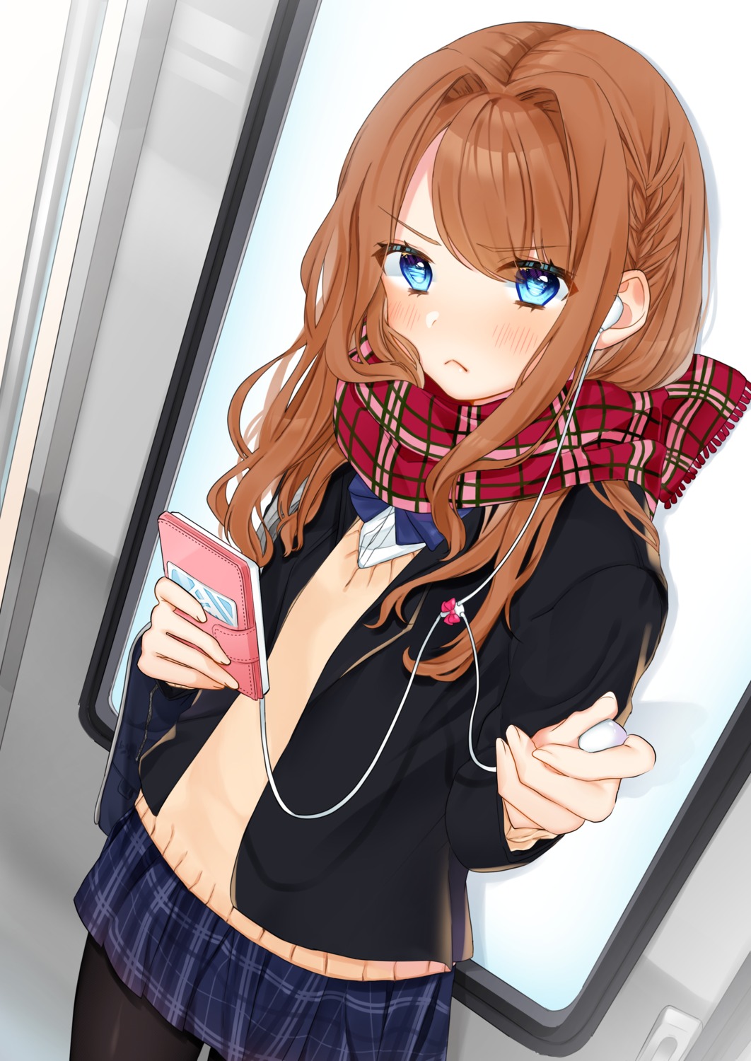 etto_eat, pantyhose, seifuku, sweater