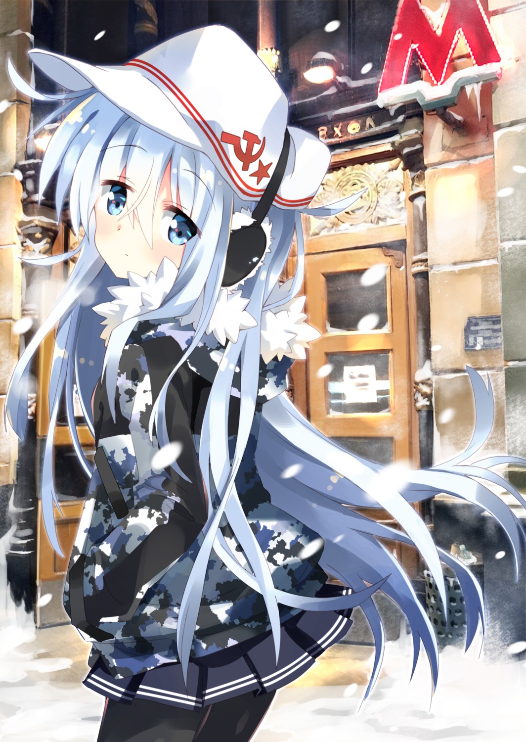 hibiki_(kancolle), hizuki_yayoi, kantai_collection, pantyhose, verniy_(kancolle)