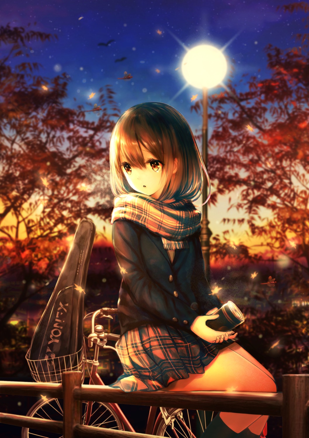 catbell, guitar, seifuku