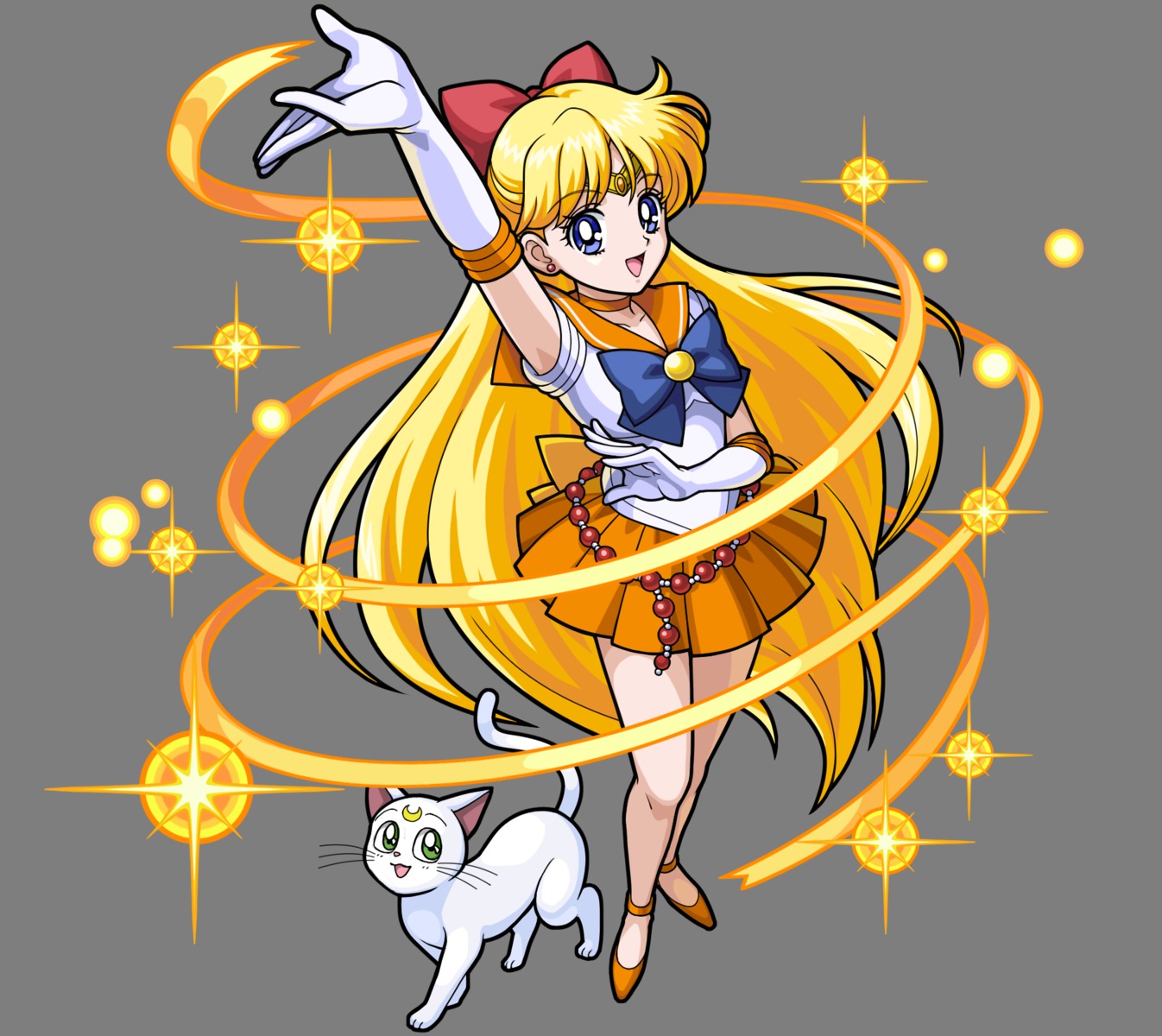 aino_minako, artemis_(sailor_moon), bishoujo_senshi_sailor_moon, monster_strike, neko, tagme, transparent_png