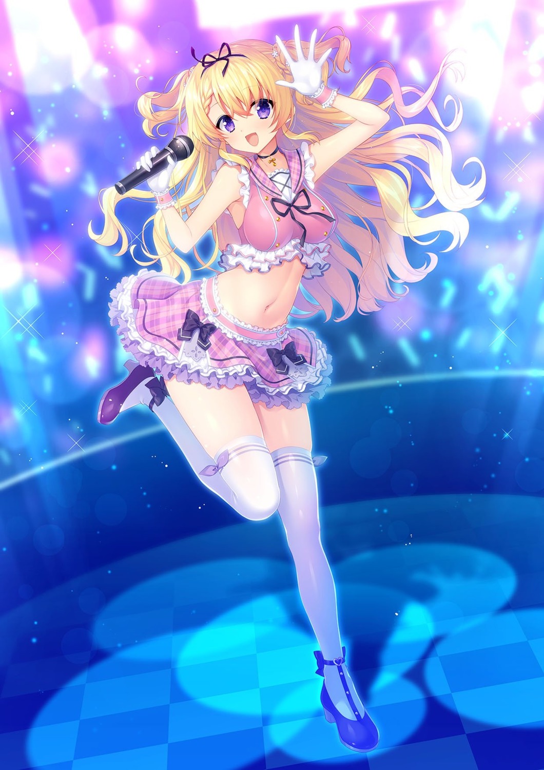 heels, hoshizuki_kotoha, makulove, sakura_neko, thighhighs