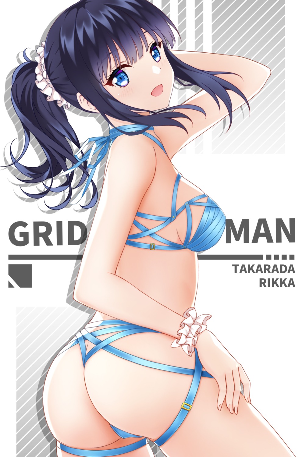 ass, bikini, gridman_universe, rko_(a470350510), ssss.gridman, swimsuits, takarada_rikka, thong