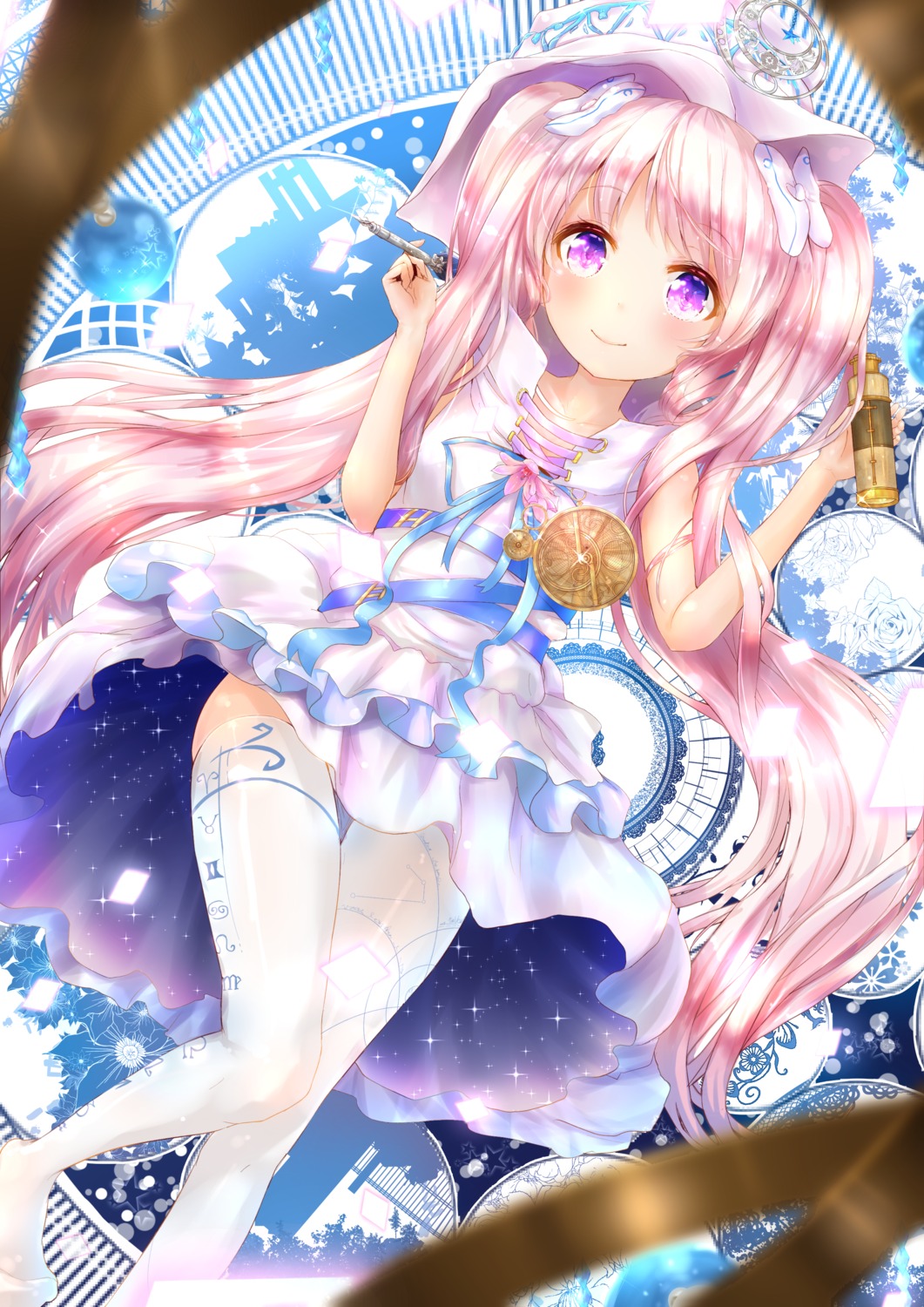 dress, kashiwamochi_roko, thighhighs