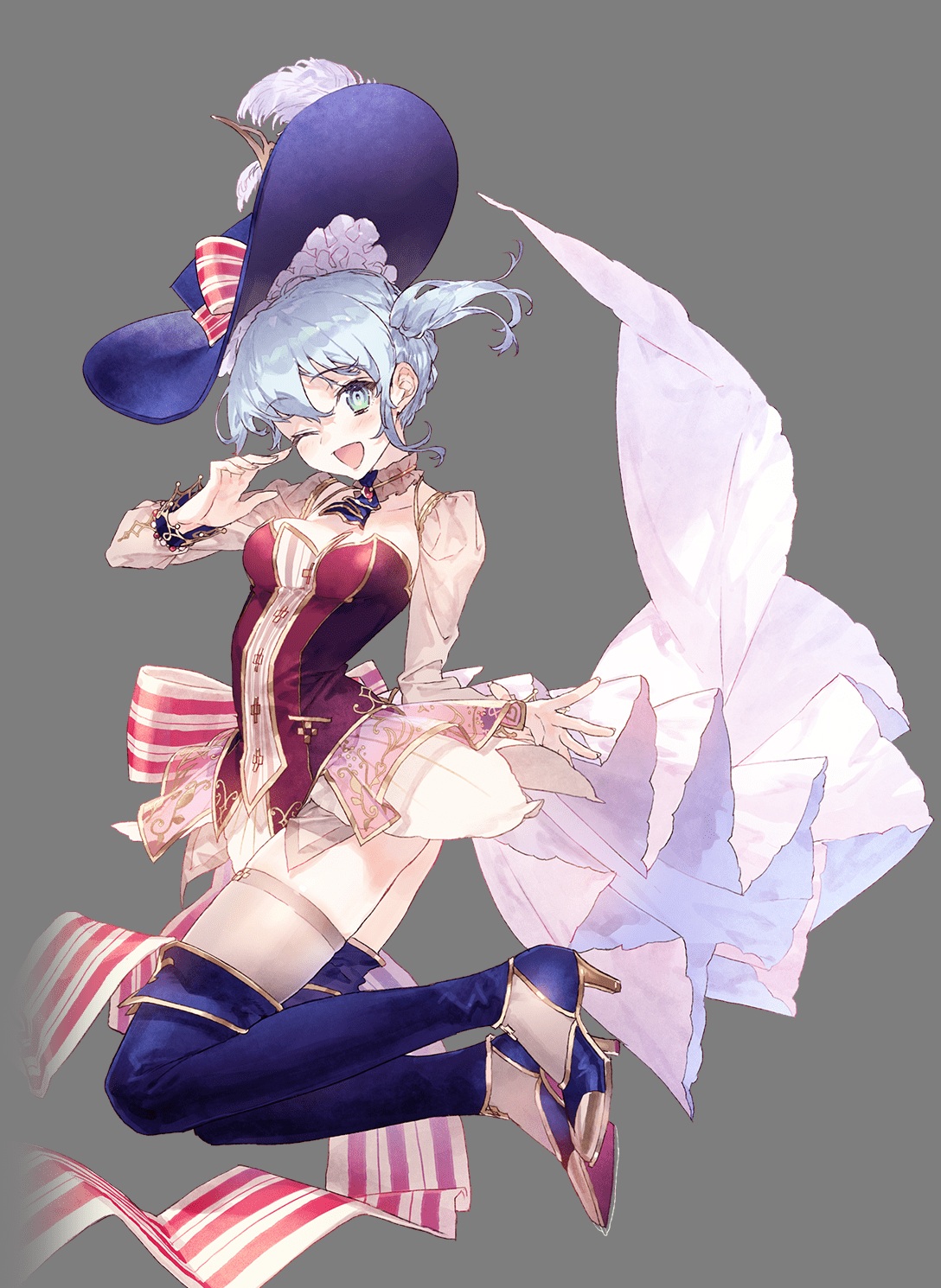 atelier, atelier_nelke, heels, koei_tecmo, nelke_von_lustern, noco, thighhighs, transparent_png