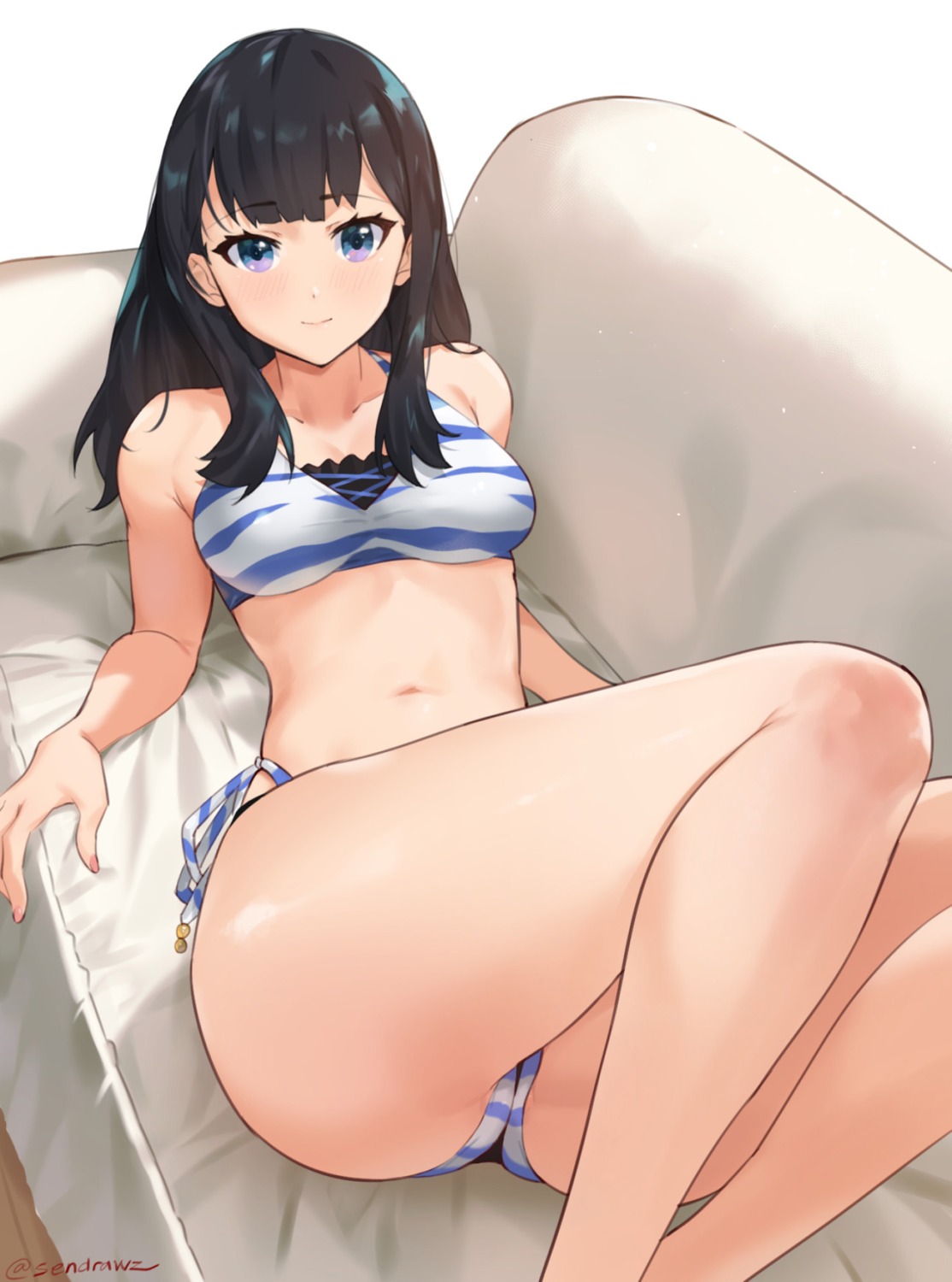 bikini, gridman_universe, sendrawz, ssss.gridman, swimsuits, takarada_rikka