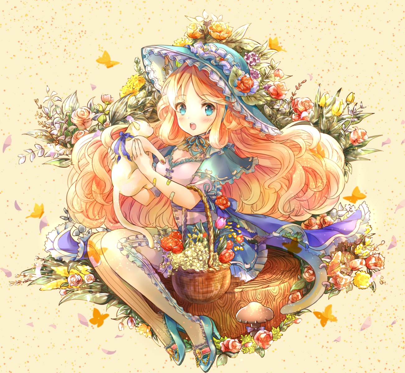 cleavage, dress, heels, melings_(aot2846), thighhighs