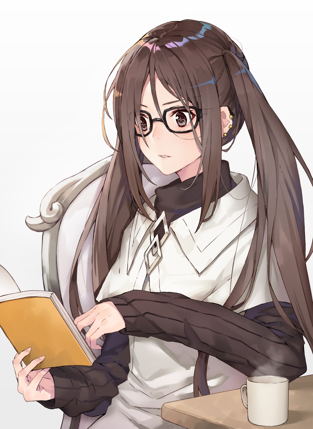 akuta_hinako, black_cola, fate/grand_order, megane