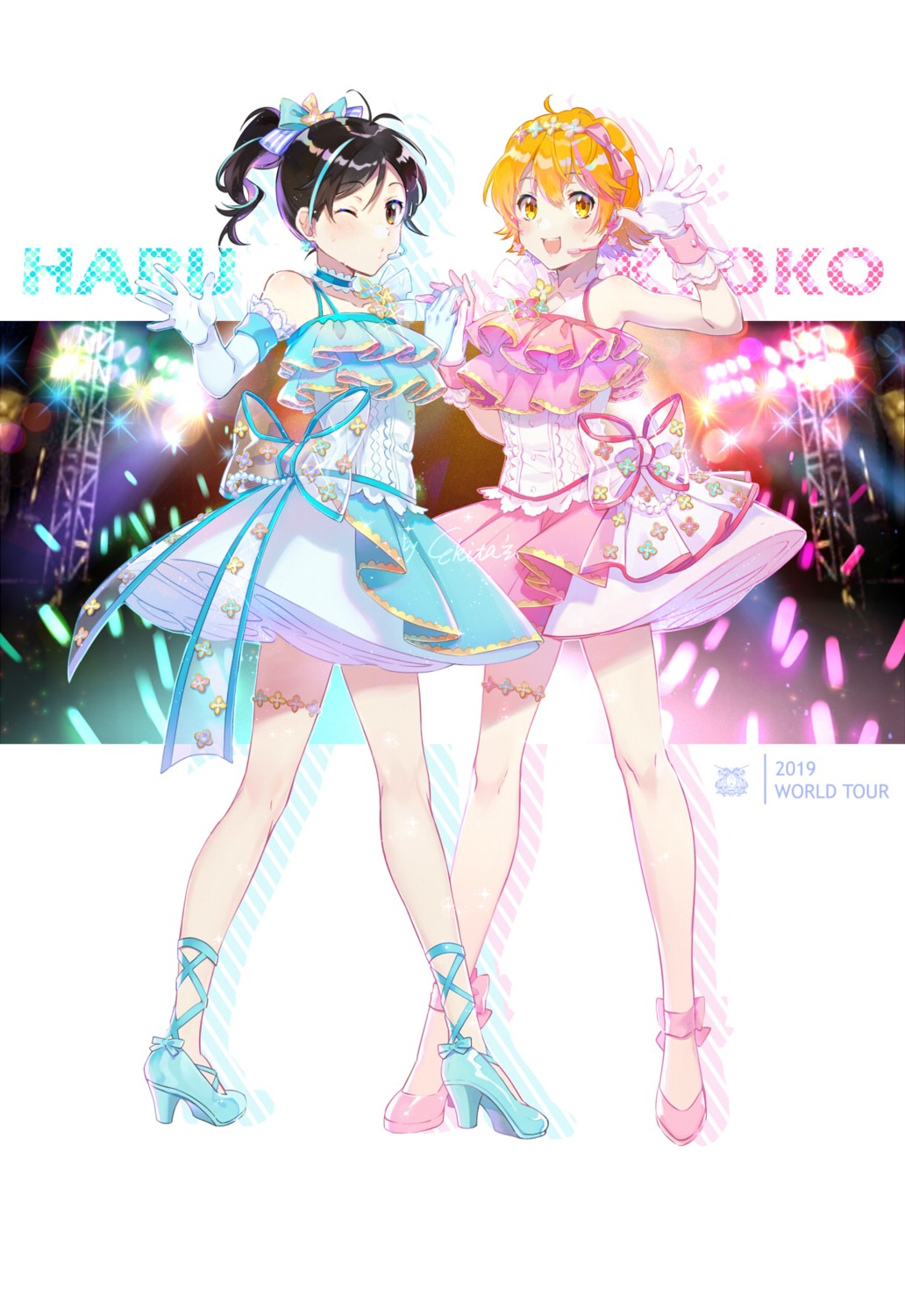 ekita_xuan, heels, katekyo_hitman_reborn!, miura_haru, sasagawa_kyoko