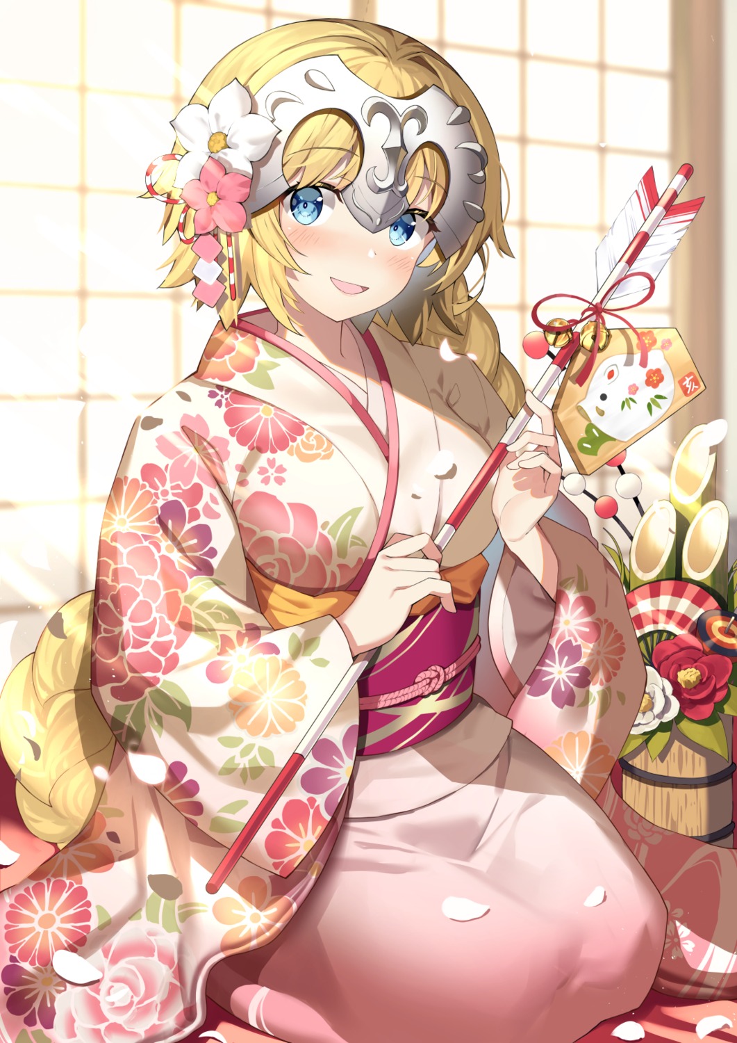 akae_neo, fate/grand_order, jeanne_d'arc, jeanne_d'arc_(fate), kimono