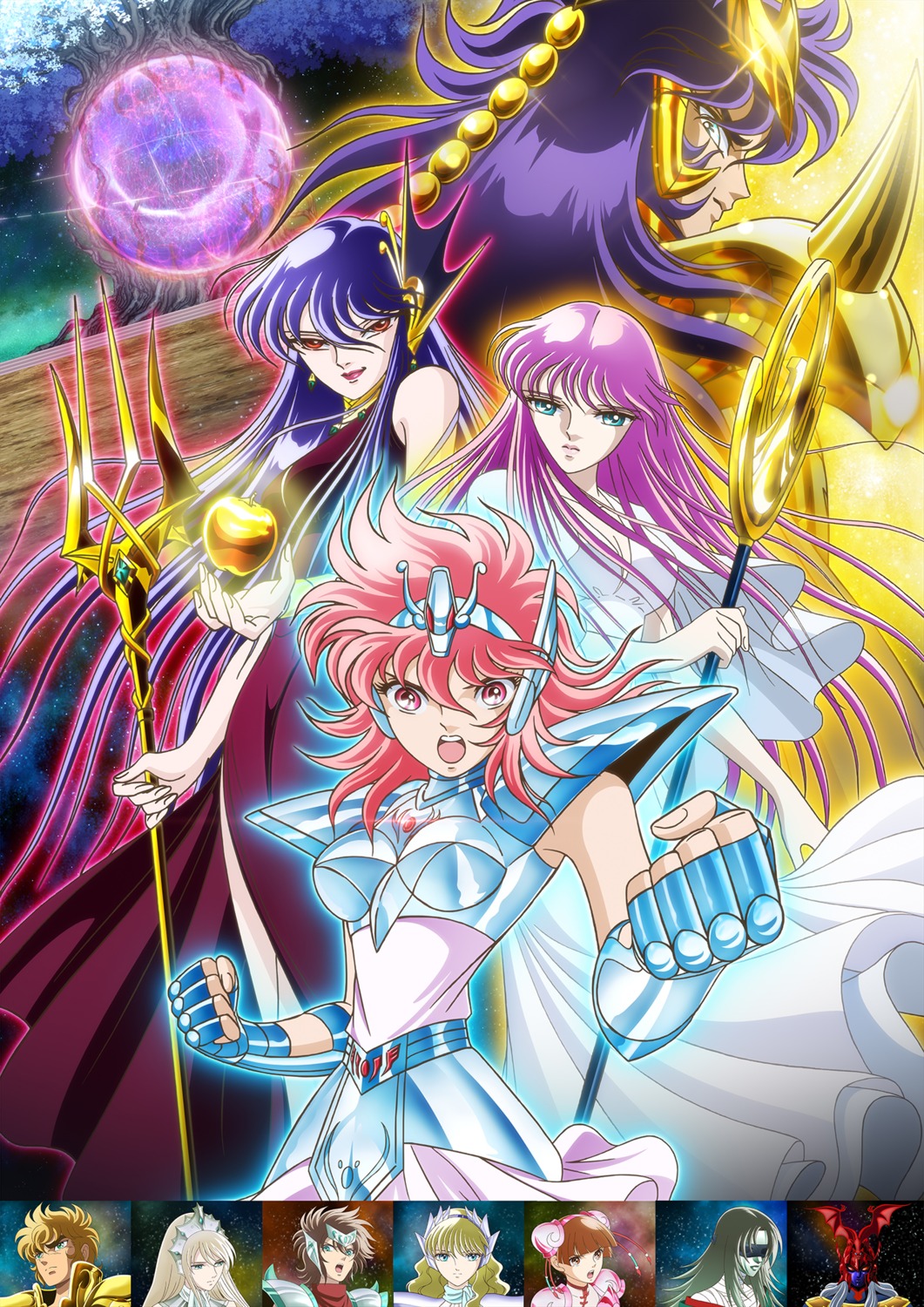 armor, dress, equuleus_no_shou, kido_saori, leo_aioria, saint_seiya:_saintia_shou, scorpio_milo, tagme