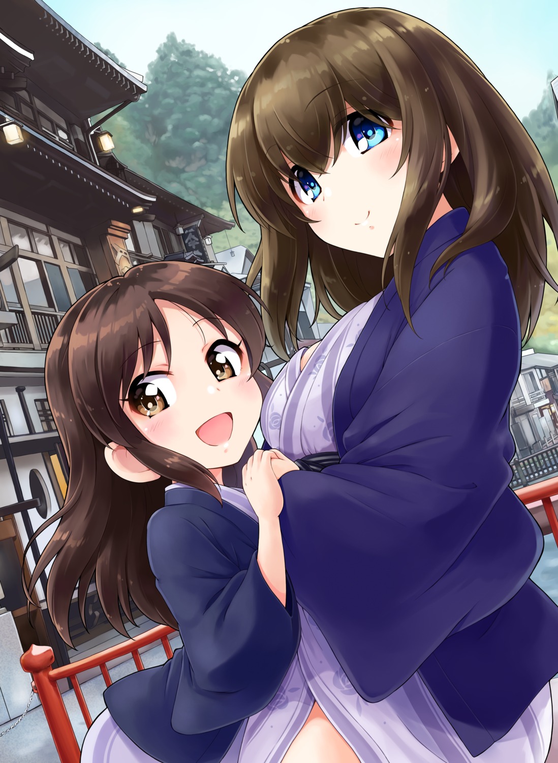 sagisawa_fumika, satogo, tachibana_arisu, the_idolm@ster, the_idolm@ster_cinderella_girls, the_idolm@ster_cinderella_girls_u149, yukata