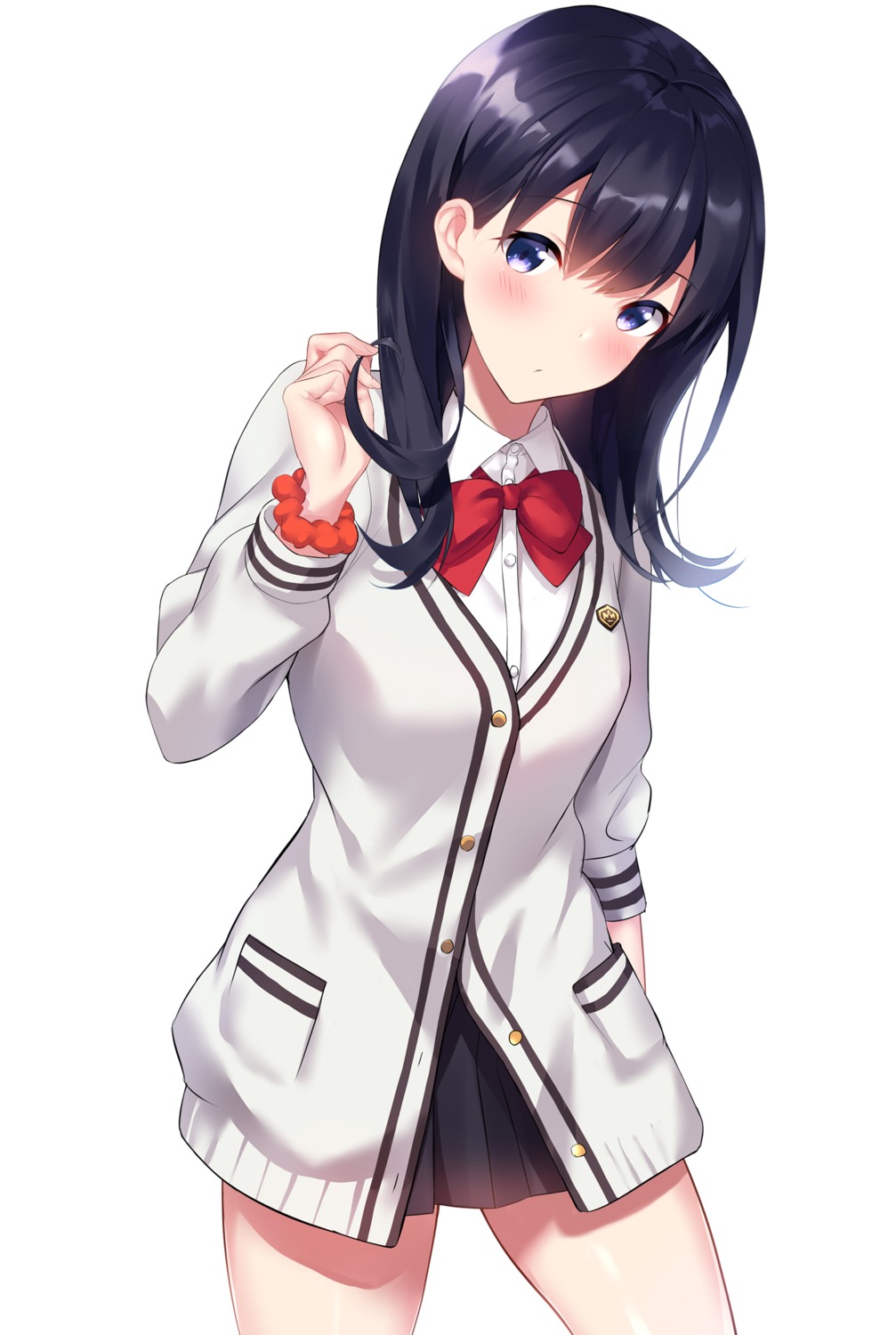 cocona_(coconacafe), gridman_universe, seifuku, ssss.gridman, sweater, takarada_rikka