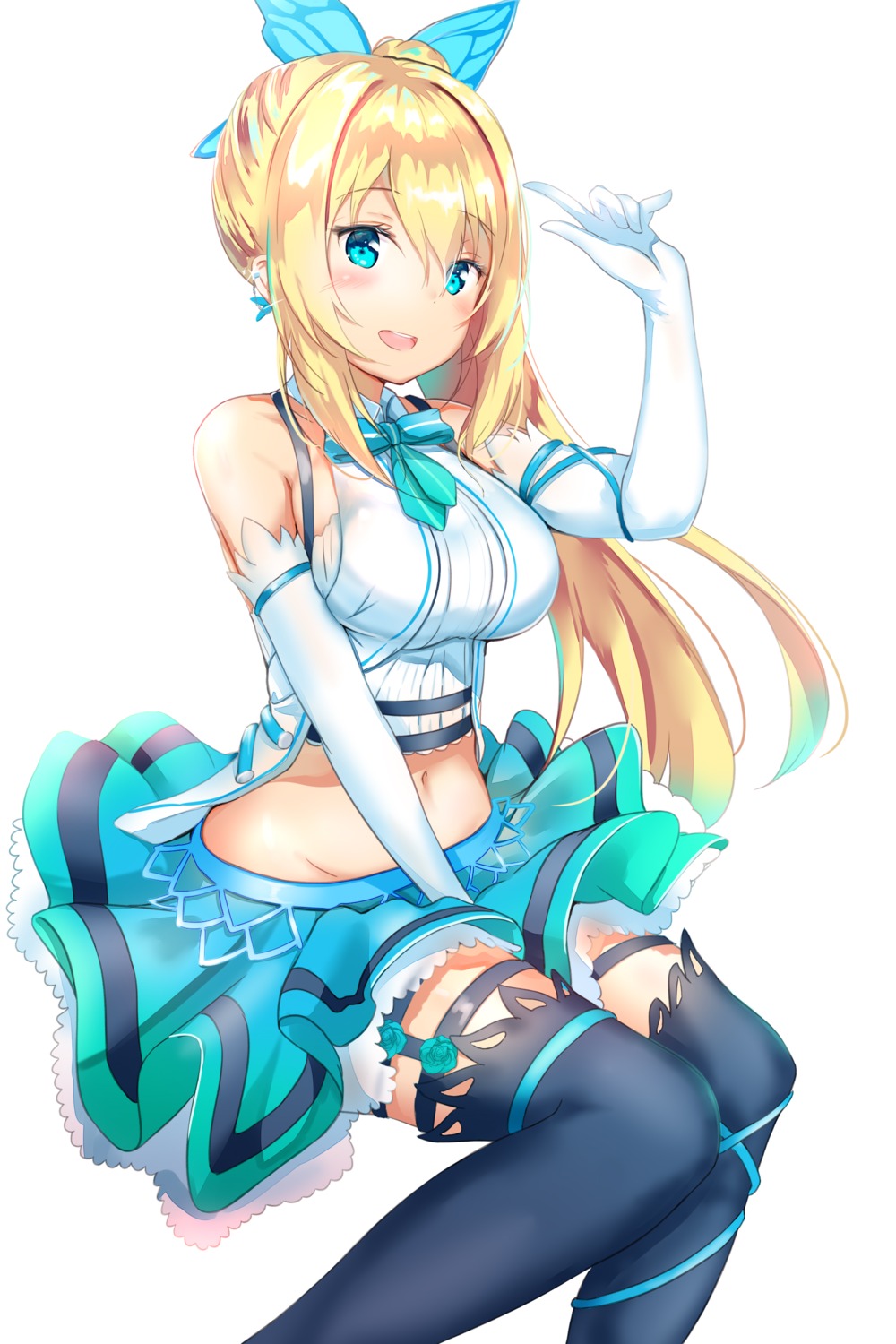 garter, mirai_akari, mirai_akari_project, thighhighs, yuano