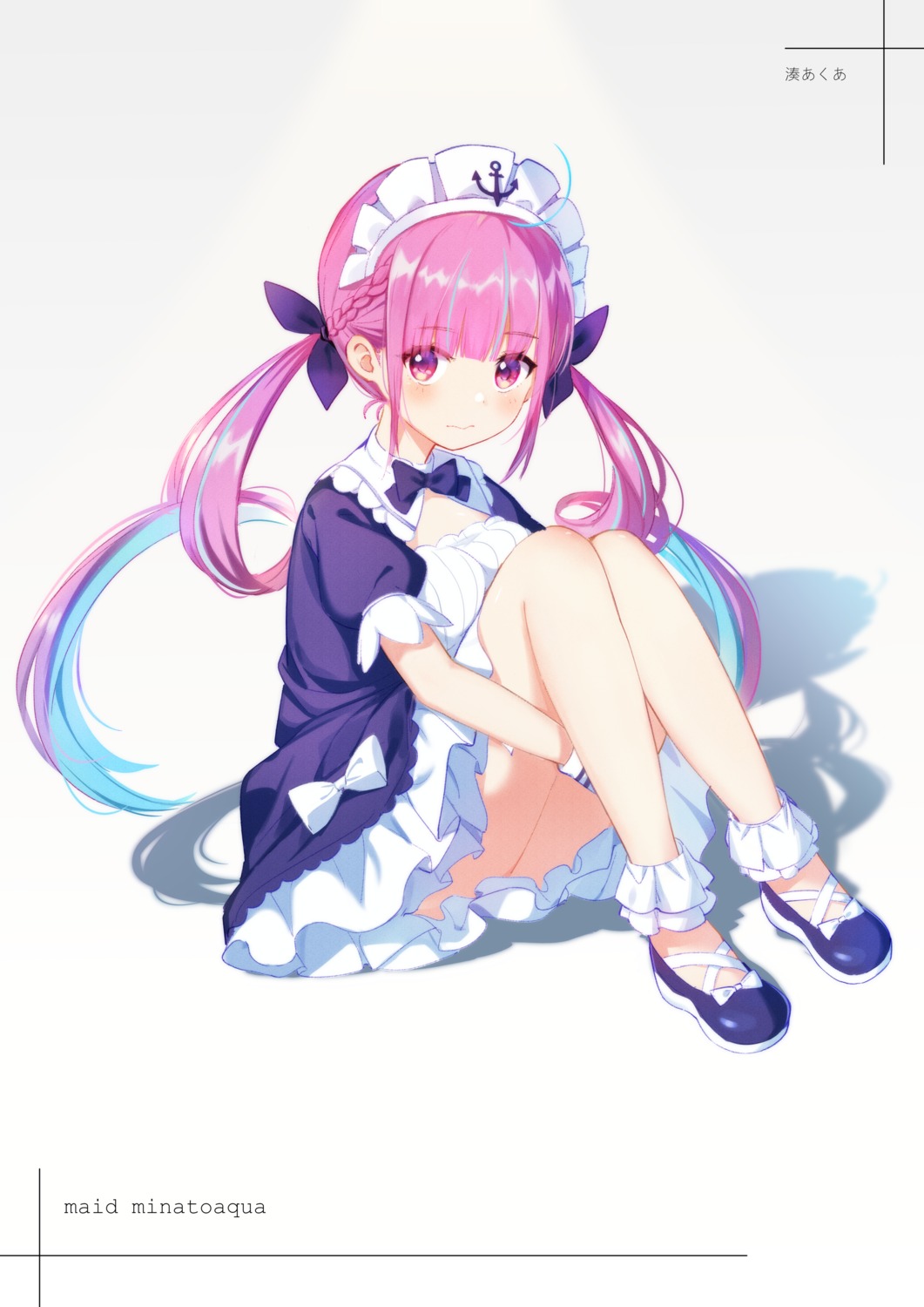 hololive, maid, minato_aqua, youmu_(tomgoku2)