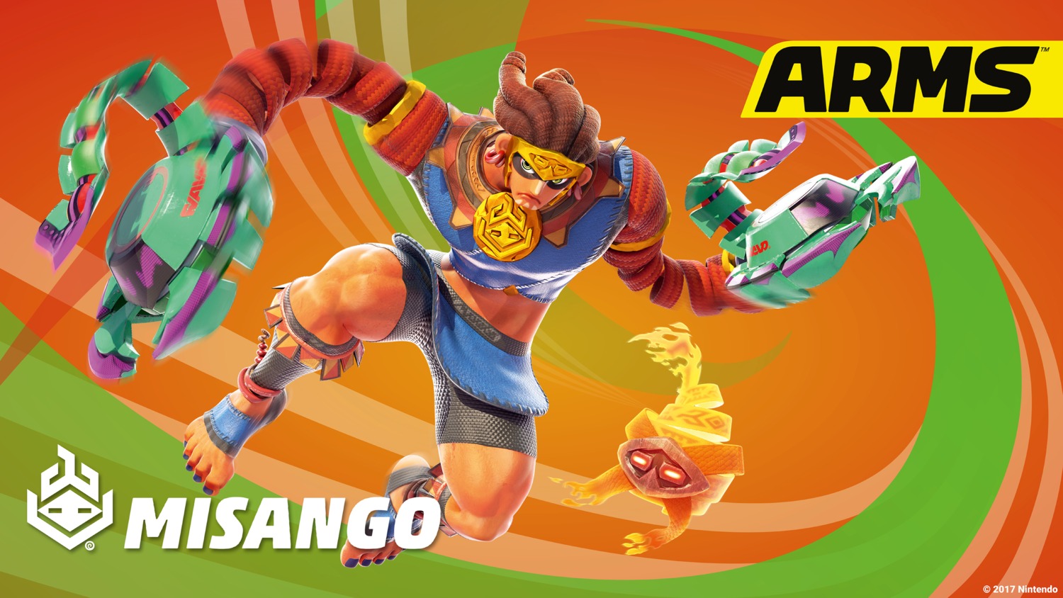 arms, misango_(arms), nintendo, wallpaper