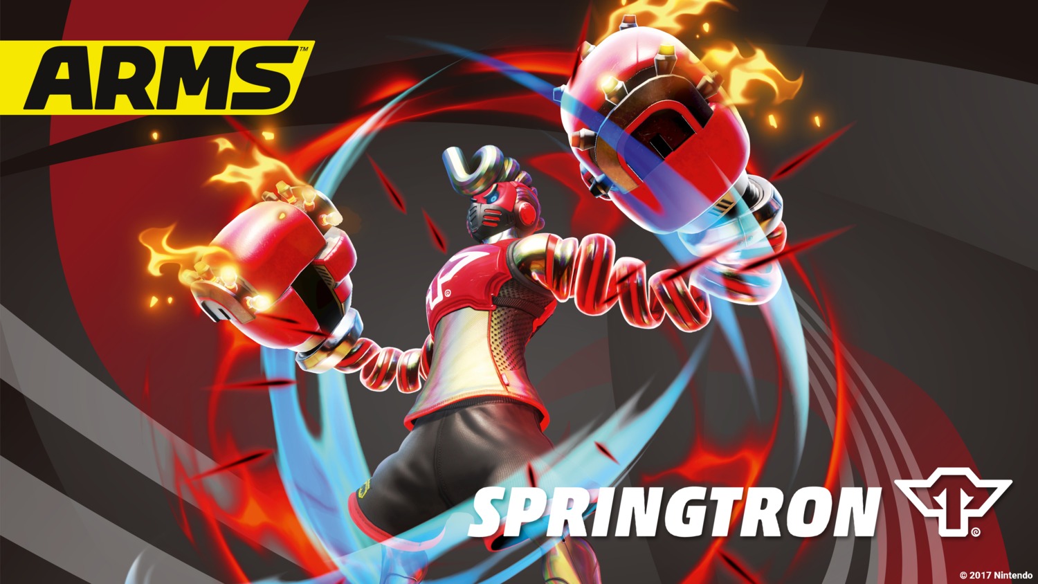 arms, nintendo, springtron_(arms), wallpaper