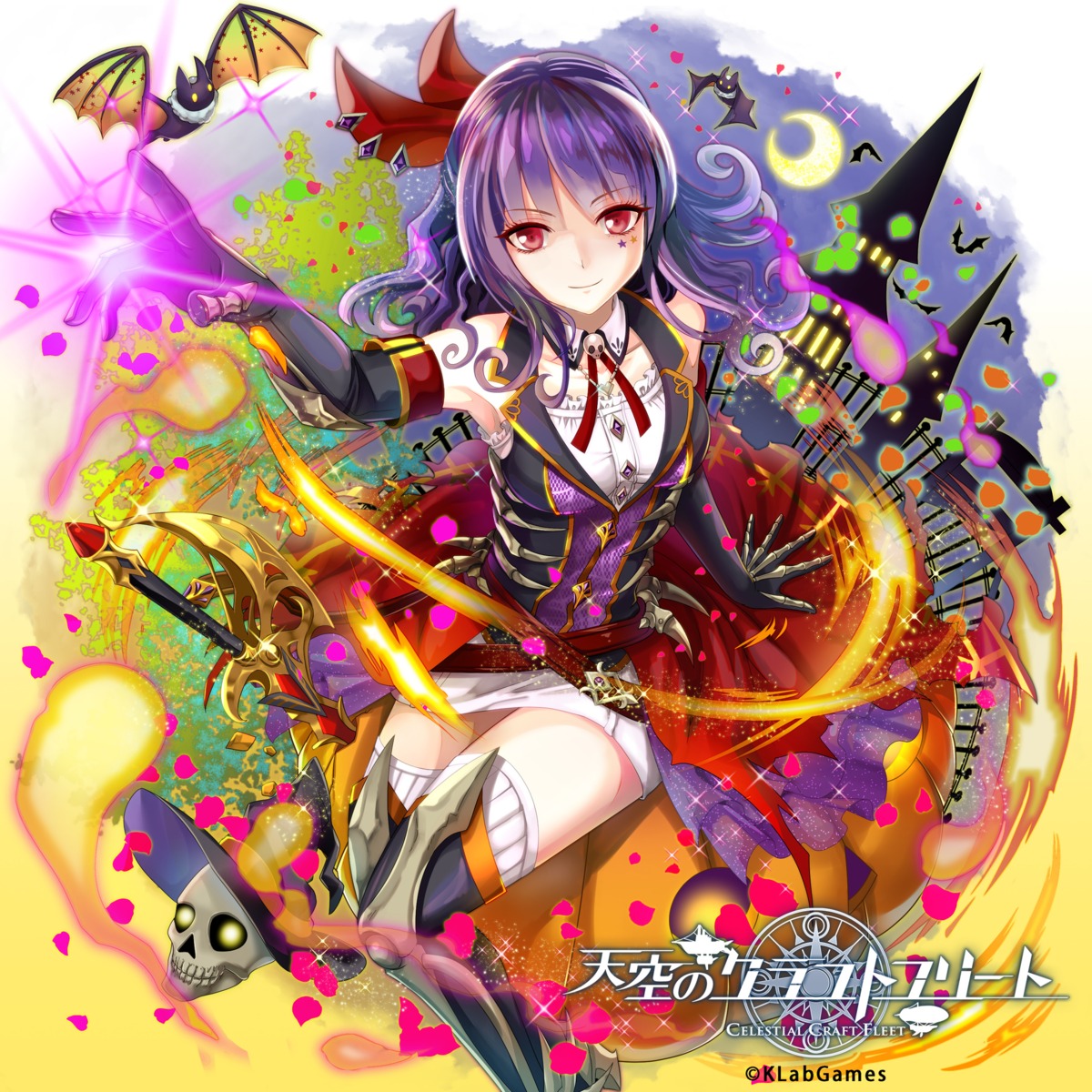 armor, halloween, heels, sword, tagme, tenkuu_no_craft_fleet, thighhighs