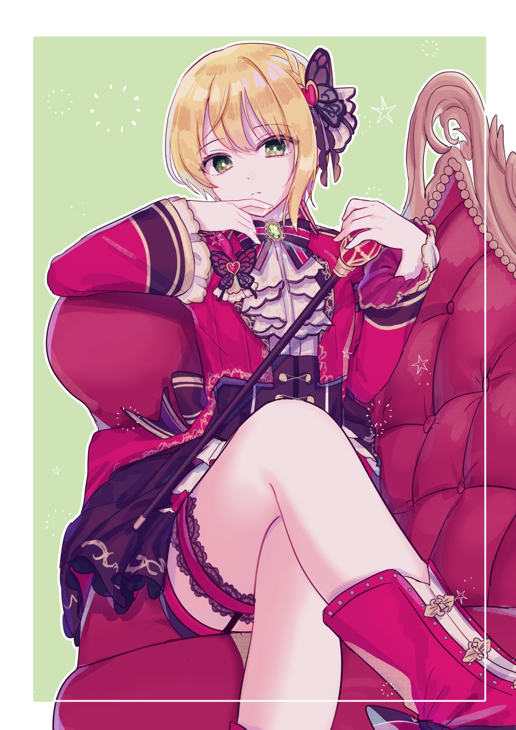 garter, miyamoto_frederica, poyo_(shwjdddms249), the_idolm@ster, the_idolm@ster_cinderella_girls